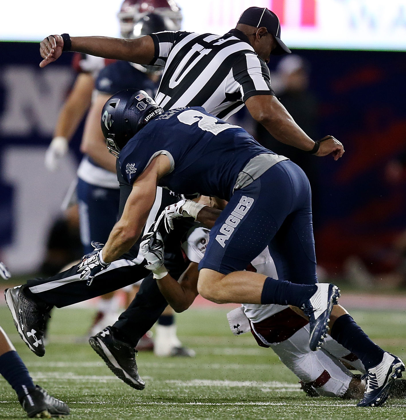 New Mexico State 26, Utah State 20